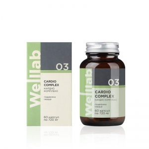 БАД для сердечно-сосудистой системы Welllab CARDIO COMPLEX, 60 капсул